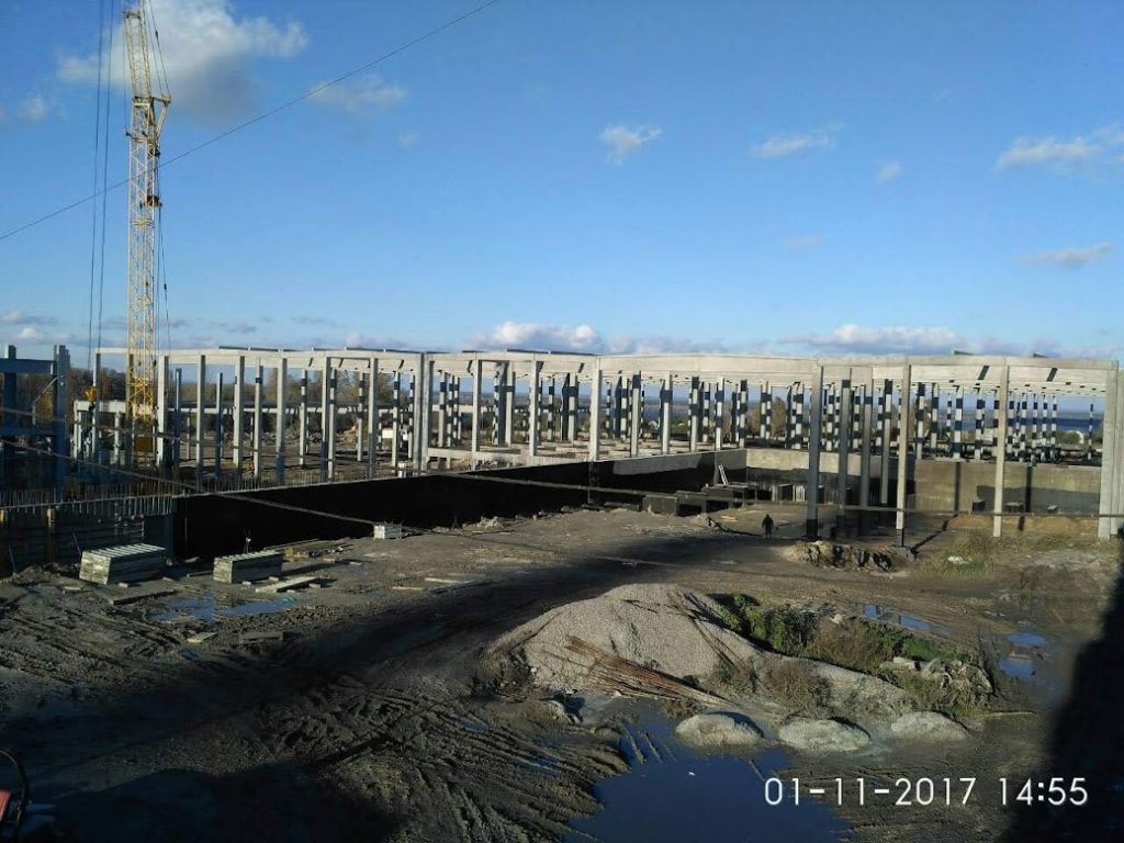 Будівництво складу готової продукції ПАТ ДКПК , Дніпровське