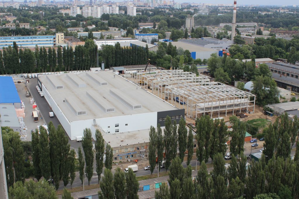 Будівництво з частковою реконструкцією логістичного комплексу SAN FACTORY 1,2,3 черга , м. Київ