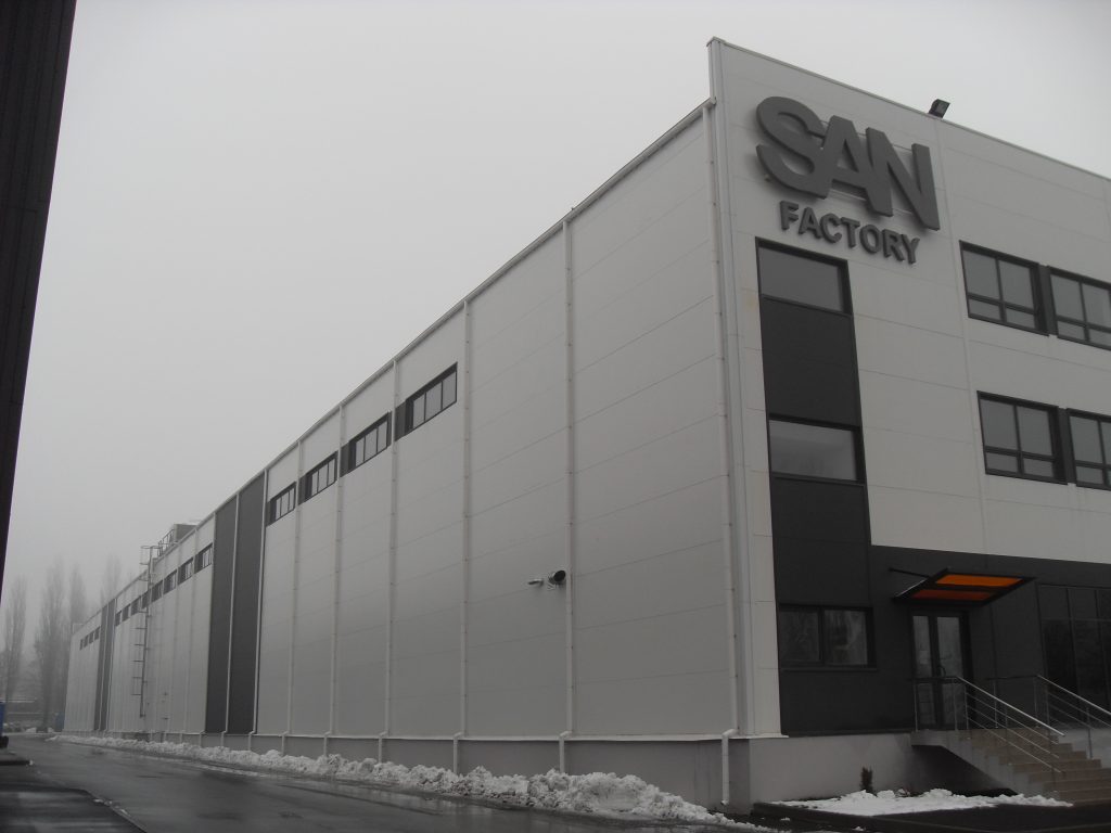 Будівництво з частковою реконструкцією логістичного комплексу SAN FACTORY 1,2,3 черга , м. Київ